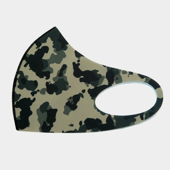 Camouflage Pattern Print Mask - Picture 2 of 7